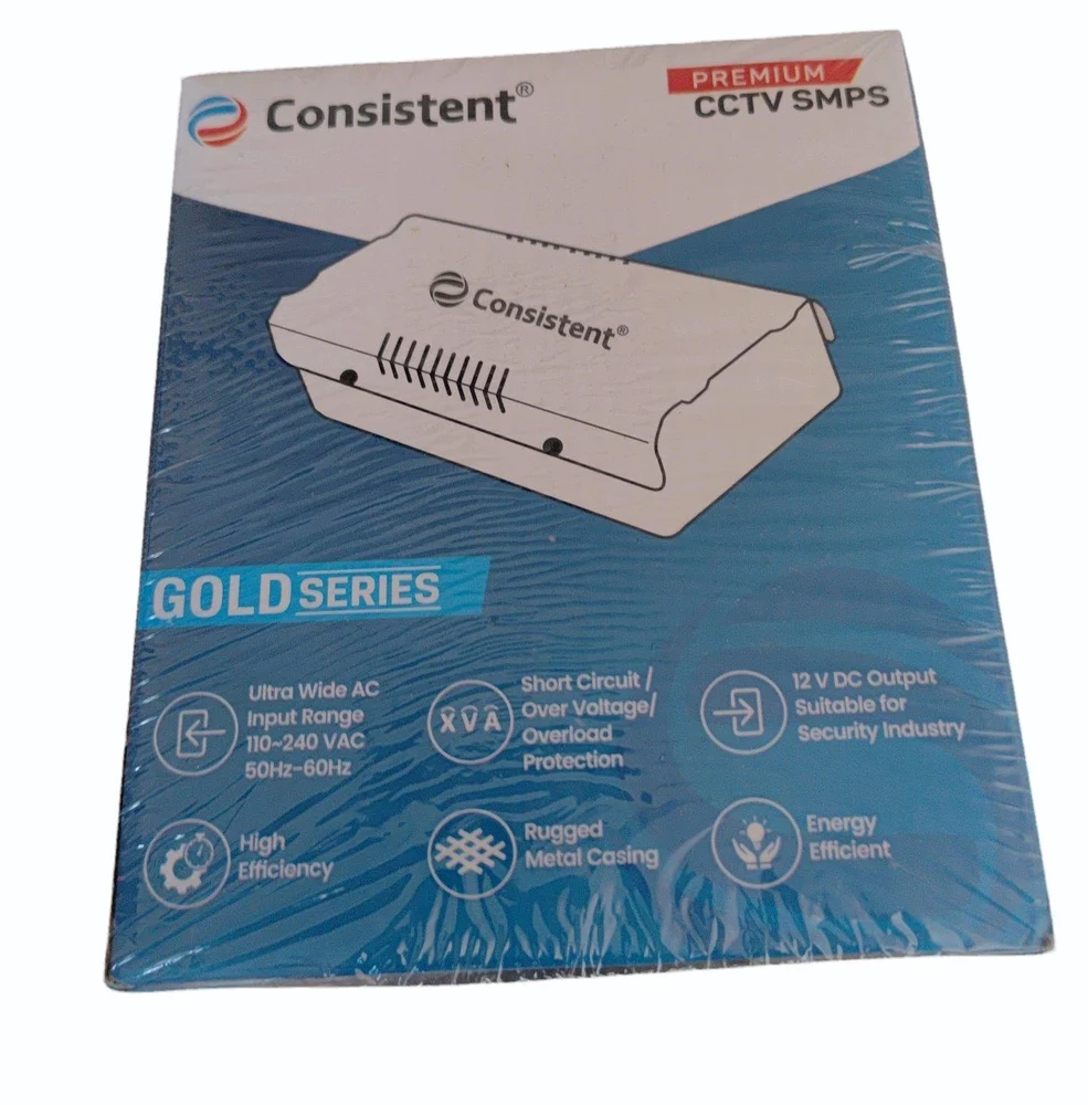 Consistent Premium Gold Series CCTV SMPS, 4 Channels